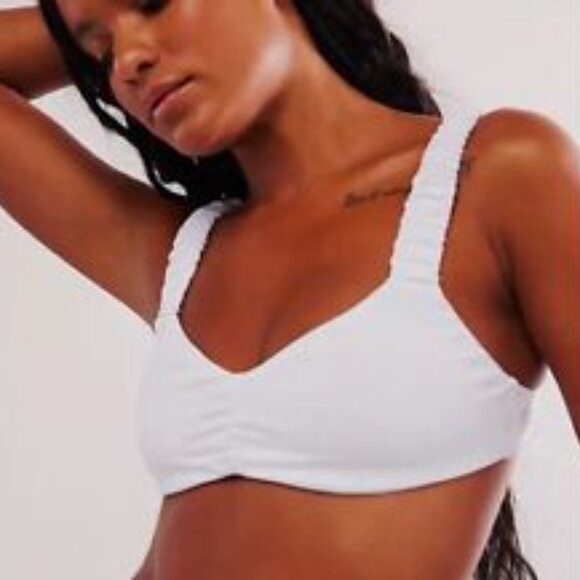 NWOT Free People Intimately Ruched Duo Bralette - Picture 1 of 4